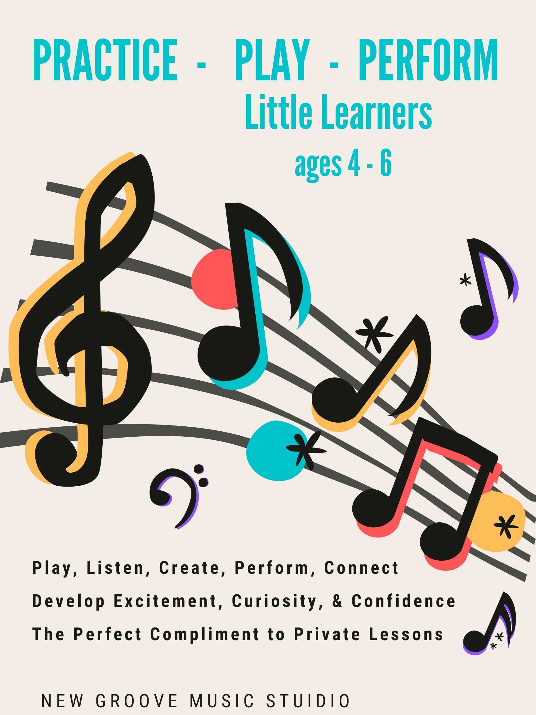 Group music class for kids music